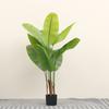 Plantación verde de simulación, ave del paraíso, plátano viajero, girasol suelto, planta de simulación nórdica grande, maceta para sala de estar, decoración de plantas falsas