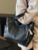 Atacado Hot Urban Casual Estilo Simples Cor Sólida Bolsa Tote de Couro Macio Mulheres Commuter All-match Elegante Bolsa de Ombro de Couro Macio