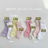 Calcetines Cortos de Malla de Algodón Cómodos y Delgados para Niñas, Calcetines de Media Pantorrilla, Estilo Delgado de Primavera, Calcetines con Encaje Sin Costuras para Niñas Pequeñas y Bebés