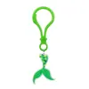 Chaveiro de plástico de cauda de sereia de PVC lagosta pingente de presente de festa acessório de decoração de cauda de peixe transfronteiriço