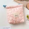 518703 Bolsa de Armazenamento Acolchoada Estilo Coreano, Bolsa Portátil para Cosméticos e Artigos de Higiene Pessoal, Organizador de Bolsa para Moedas e Diversos de Viagem