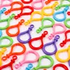 Lâmpada Colorida Espessa Fecho Lagosta Chaveiro de Boneca Chaveiro de Plástico Gancho para Bolsa Fecho Lagosta de Acrílico