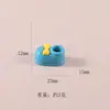 Zapatos Pequeños de Dibujos Animados Estilo Coreano Juguete de Pompón de Felpa Accesorios de Decoración Zuecos DIY Pasador Adorno para Matrícula Colgante