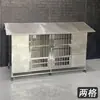 Casa para Perro Exterior Acero Inoxidable Villa para Perro Impermeable Protección Solar Casa para Perro Grande Tamaño Grande 304