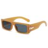 Gafas de sol para mujer de montura pequeña transfronterizas Gafas de sol Gafas de sol rectangulares europeas y americanas para hombre Gafas de sol Sombras para hombre