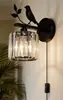 Lámpara de pared decorativa retro europea lámpara de pasillo lámpara de corredor hierro forjado estilo industrial faro de espejo lámparas de cafetería al por mayor