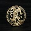 Europa y Estados Unidos monedas de constelación guardiana de la suerte regalos navideños chapadas en oro plata antigua monedas conmemorativas de las doce constelaciones monedas de oro moneda extranjera