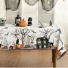 Transfronterizo Nuevo Mantel Mantel Mantel Impermeable Calabaza Halloween Rectangular Decoración de Alta Calidad