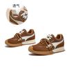 Sapatos de Treino de Couro Genuíno para Mulheres, Novos Sapatos Esportivos Retrô de Sola Grossa da Primavera 2026, Sapatos Versáteis para Mulheres, Sapatos Femininos para Exterior