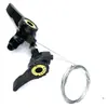 Accesorios para bicicleta de 18/21 velocidades, maneta de cambio dividida de aluminio para dedo, controlador de control de velocidad, maneta de cambio dividida con cable, dial plano de aluminio