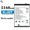 Adequado para bateria de celular Tecno BL-50FT, bateria de alta capacidade 5160mAh, atacado de fábrica para comércio exterior
