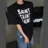 Camiseta Manga Curta Vintage Estilo Coreano Plus Size para Mulheres Solta Oversized Emagrecedora Parte de Baixo Faltando Top de Comprimento Médio