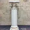 Casamento Coluna Romana Dourada Vaso de Flores Prateleira Guia de Estrada Listrado Europeu Troféu Fibra de Vidro Adereços de Casamento