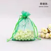 Bolsa de malla en stock dorado estampado plateado mariposa flor bolsa de hilo bolsa de joyería bolsa de regalo bolsa de organza bolsa de hilo de nieve bolsa de dulces