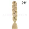 Peluca en Stock Trenzas Africanas 100g Fibra Sintética de Alta Temperatura Doble Cola de Caballo Peluca de Cosplay en Stock