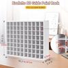 Caja de Almacenamiento de Pintura para Manualidades de 64 Compartimentos Transfronteriza Estante de Pintura para Montar en Pared Estante de Pintura Apilable para Botellas de Pintura para Manualidades Nuevo
