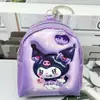 Monedero Llavero Colgante de Bolsa de Dibujos Animados Pu Brillante para Niños y Estudiantes, Bolsa de Almacenamiento Multifuncional Portátil