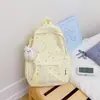 Mochila de novo estilo para estudantes do ensino fundamental II e médio, versão coreana estampada casual, estilo niche ins, bolsa para laptop de estudante com tema de floresta