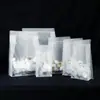 Bolsa vertical sellada por ocho lados, semi-transparente, esmerilada y a prueba de humedad, para empaque de alimentos en grano, disponible para venta al por mayor y pedidos personalizados desde la fábrica
