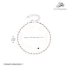 Pulseira de Prata Esterlina S925 Mais Vendida Transfronteiriça com Artesanato Personalizado em Resina Colorida, Joia de Prata Versátil e de Nicho de Alta Qualidade