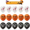 Decoración Original para Fiesta de Halloween Combinación de Globos Calavera Fantasma Calabaza Globo Globo para Fiesta del Festival de Fantasmas Arreglo