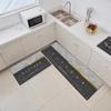 Tapetes Geométricos para Piso de Cozinha em Estilo Escandinavo, Capachos, Tapetes para Porta de Entrada de Banheiro, Tapetes de Carpete de Cozinha que Absorvem Água