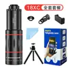 Telescopio Monocular de Cámara para Teléfono Móvil 18X al por Mayor para Festivales de Música y Conciertos, Lente Teleobjetivo Externo Compacto para Teléfonos Móviles