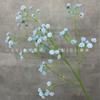 Flor de simulación 3D gypsophila goma suave hogar sala de estar diseño de ventana guía de camino de boda accesorios de rodaje flor de simulación de paisaje
