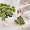 6 Dientes de León Escritos a Mano Bola de Pelo de Plástico Flor de Simulación de Cebolla Flor Falsa Decoración para el Hogar Fotografía de Boda Ramo de Flores para Sostener
