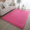 Alfombra Gruesa de Coral Fleece de 3 cm para Sala de Estar, Alfombrilla Moderna Simple para Piso junto a la Cama del Dormitorio, Alfombra para Sofá, Alfombrilla Tatami