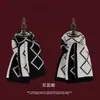 Estilo Coreano Nuevo Tejido Pata de Gallo Doble Cara Otoño e Invierno Cálido Moda Clásico Cuello Combinable Bufanda de Pareja Trendy para Mujer