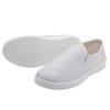 Zapatos Antiestáticos de Caña Media Suela Suave de PU Zapatos Libres de Polvo Zapatos Limpios Unisex Color Sólido Lona Libre de Polvo Zapatos de Trabajo de Seguridad