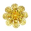 Nova combinação de peças de flores 60mm combinação de quatro camadas de ferro flor pendurada revestimento soldagem por toque com núcleo de flor de metal