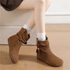 Botines Retro para Mujer con Aumento Oculto de Altura, Nuevo Estilo Otoño e Invierno 2026, Botas Martin Vaqueras, Botines de Punta Redonda, Botas Holgadas Estilo Birkenstock