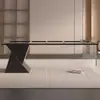 Patas de Mesa Transparentes Acrílicas, Marco de Soporte de Mesa de Centro de Lujo Ligero, Patas de Mesa de Oficina, Patas Cilíndricas, Patas de Mesa Acrílicas