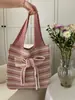 Bolso de Punto de Alta Capacidad, Elegante y Sencillo para Mujer, Estilo Coreano, Nuevo Modelo de Otoño, Bolso Cruzado al Hombro, Bolso de Mano de Moda 2023