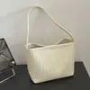 Bolso de cubo tejido de moda estilo coreano para el verano 2026, de gran capacidad, para madre e hija, versátil, de hombro y para llevar debajo del brazo