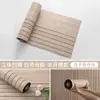 Papel Pintado Autoadhesivo de Madera Cepillada Engrosado Papel para Renovación de Sala de Estar Fondo de TV Imitación Madera Barandilla Impermeable Adhesivo Decorativo Autoadhesivo