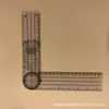 Regla de PVC Regla de Ángulo Ortopédica Regla de Ángulo de PVC Regla de Ángulo Médica Regla de Articulación Regla de Ángulo de Plástico en stock