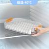 Caixa de Dumpling Grande Capacidade Multi-Camadas Doméstica Simples Japonesa para Geladeira Conservação de Frescor Caixa de Armazenamento de Dumpling Grau Alimentício Suporte para Dumpling Congelado