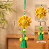 El Colgante de Girasol para el Festival del Bote del Dragón Ganó el Primer Premio en la Categoría de Bolsita Aromática, un Regalo Inspirador para los Exámenes de Ingreso a la Escuela Secundaria y la Universidad, y un Accesorio Decorativo para Bolsas de Regalo