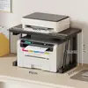 Estante de Almacenamiento para Impresora Escritorio de Oficina Soporte para Fotocopiadora Mesa Archivo Doble Capa Soporte Elevador
