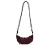 Bolsa Croissant Casual Retrô Bolsa Fosca de Nicho Feminina Outono/Inverno 2025 Nova Bolsa Versátil Transversal Única Ombro Bolsa de Axila