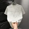 Camiseta de Marca de Moda 2026 Verano Nueva Estilo Coreano para Hombre Popular Letra Manga Corta Camiseta Juvenil Pulóver Capa Base Superior