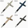 Deli/Deli S82 Pluma de Gel Metálica Pluma Estudiante Oficina Negocios Pluma de Firma Negra 0.5mm Punta de Bala