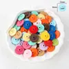 Colgante de Corazón Flor Pintada Colorida de Acrílico Agujero Recto Cuentas Sueltas Cuentas para Hilo Llavero de Teléfono Móvil Accesorios para Joyería DIY