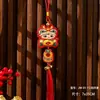 Decoração de Ano Novo Pequenos Enfeites Pendentes 2027 Novo Estilo Bolsa da Sorte Dinheiro Lanterna de Caqui Enfeites Pendentes Festivo Ano Novo Decoração de Sala de Estar Pendurado