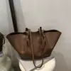 Bolsa de Ombro Tote Grande Capacidade Moda Versátil Simples Casual Texturizada Inverno 2026 Nova Estilosa Tendência Bolsa Mãe e Filha