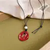 Colar de resina com zircônia em formato de coração, flor, estrela, geométrico estilo coreano, corrente para suéter de luxo leve, acessório moderno e elegante