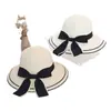 Sombrero de Paja de Ala Ancha para Mujer, Protección Solar para Vacaciones de Verano, Sombrilla para Viajes a la Playa, Sombrero de Pescador tipo Cúpula, Casual y Versátil
